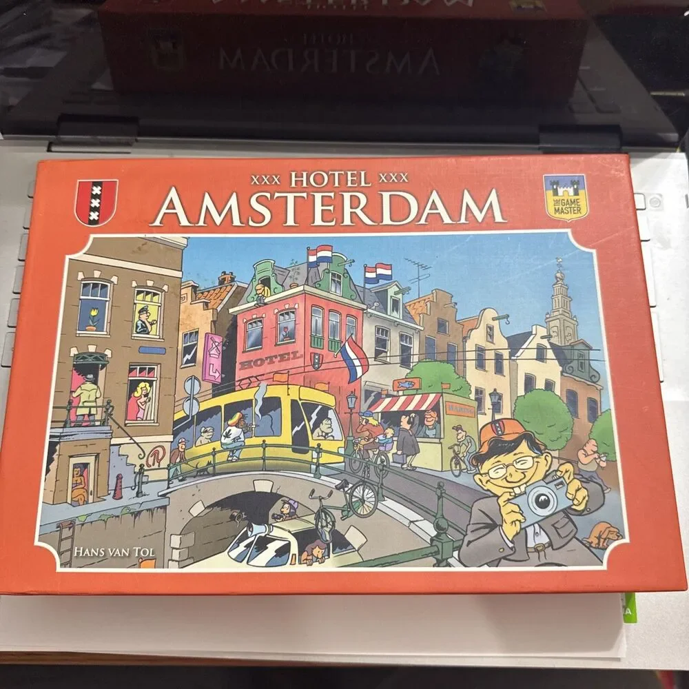 Hotel Amsterdam By The Game Master~Hans Van Tol~Very Rare~Unused Open Box